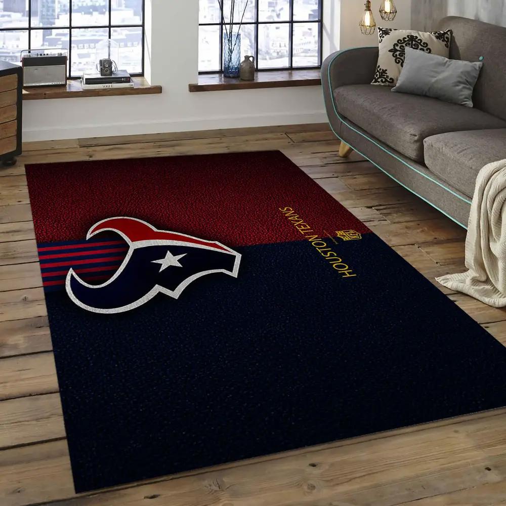 Nfl houston texans football team logo rectangle area rug ht07 Rectangle Rug