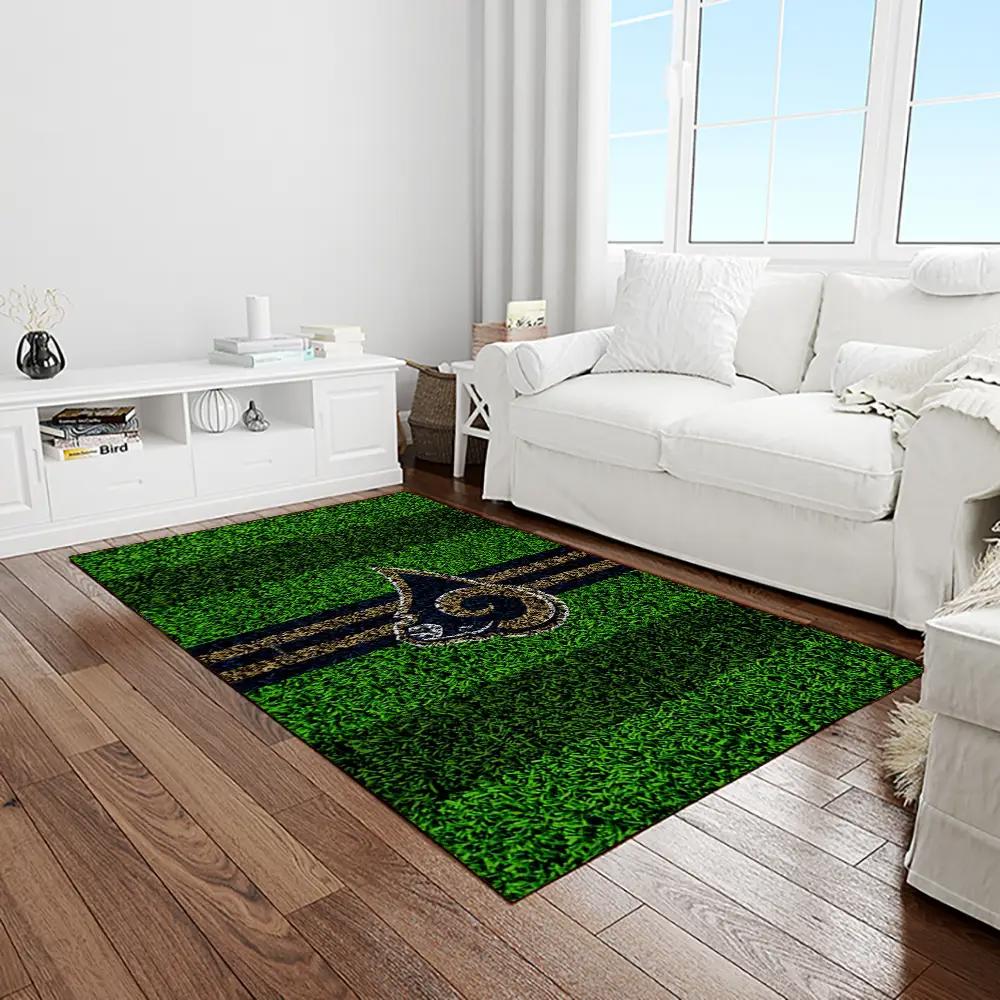 Nfl los angeles rams football team logo rectangle area rug lar46 Rectangle Rug