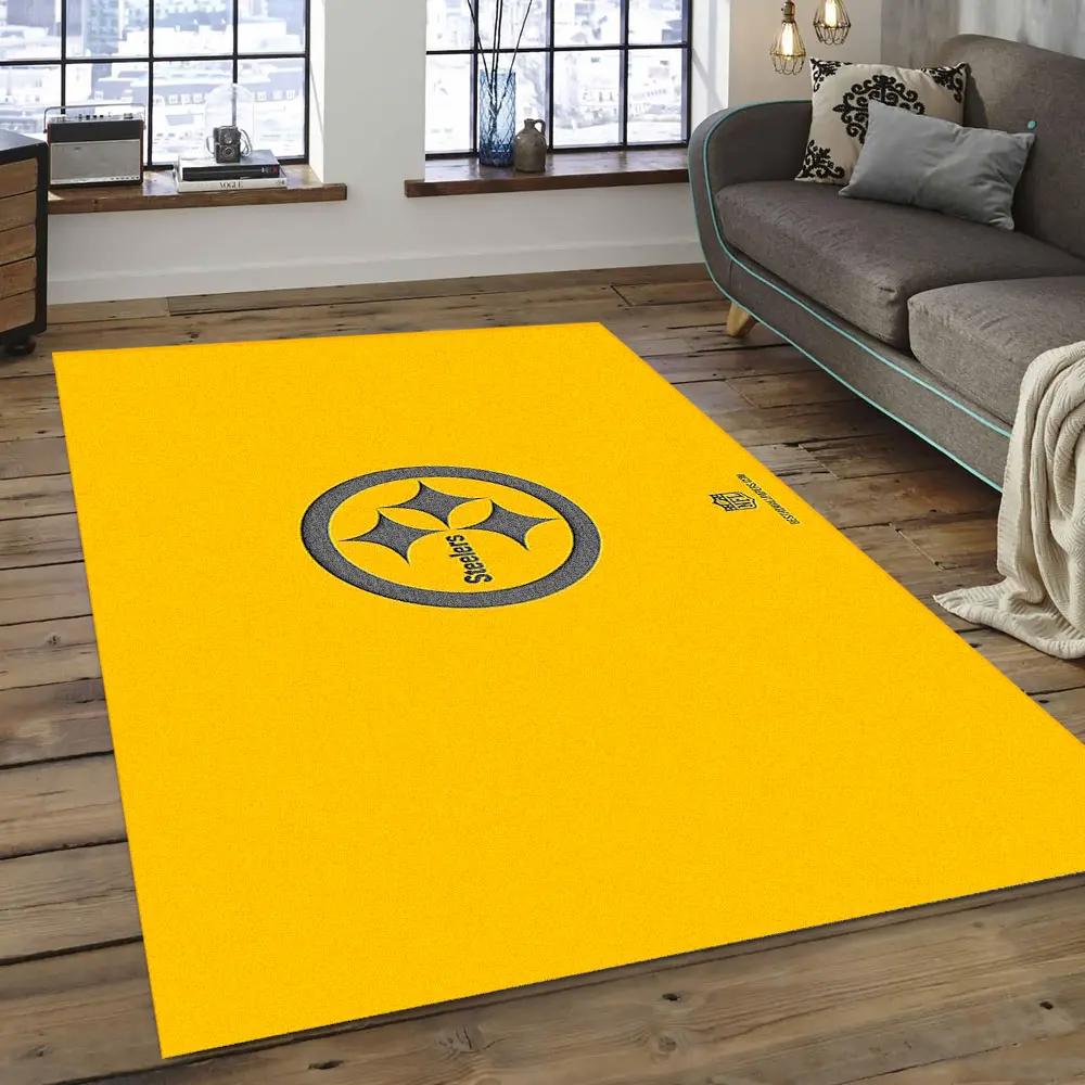 Nfl pittsburgh steelers classic football team logo area rug psf05 Rectangle Rug