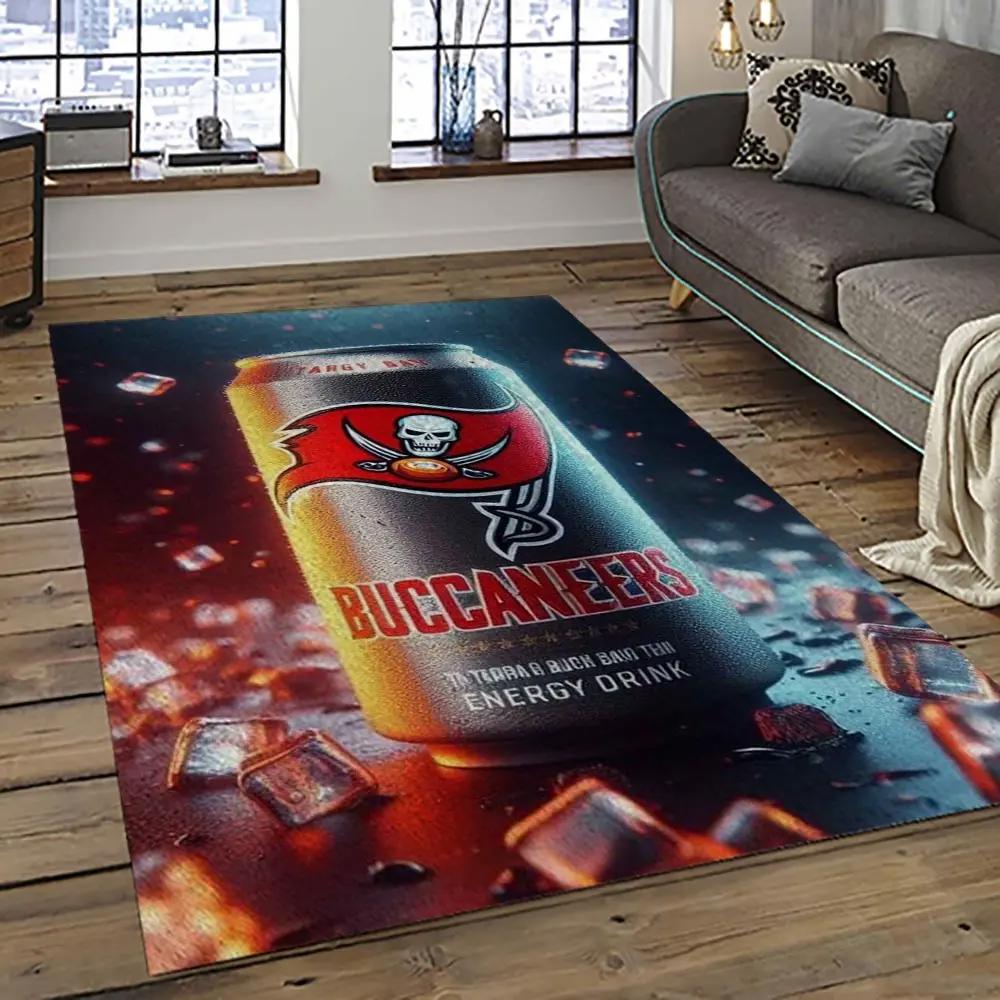 Nfl tampa bay buccaneers football team logo sport carpet area rug home decor best gift for friends tpbb49 Rectangle Rug