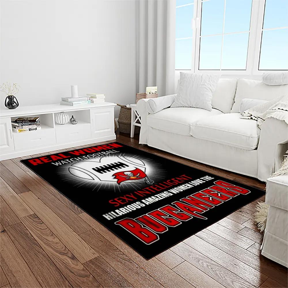 Nfl tampa bay buccaneers team logo rectangle area rug tbb27 Rectangle Rug