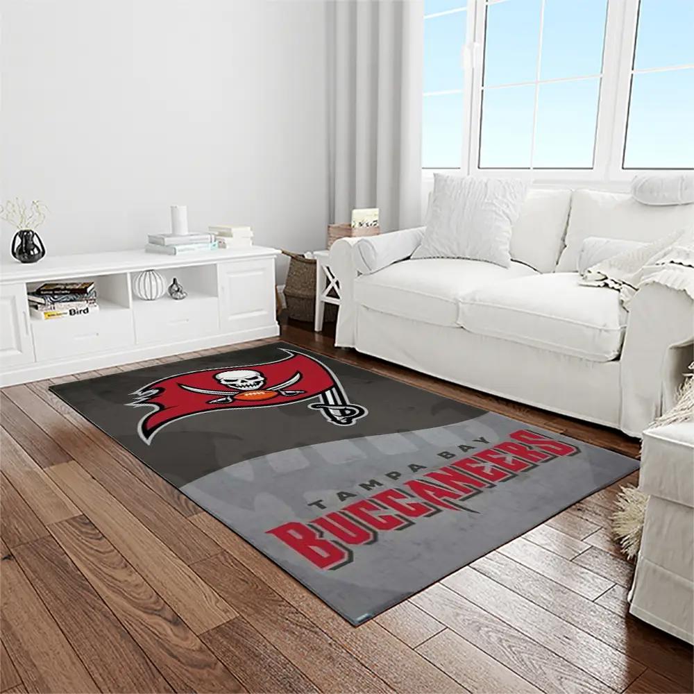 Nfl tampa bay buccaneers team logo rectangle area rug tbb29 Rectangle Rug