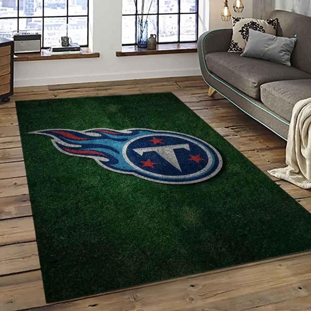 Nfl tennessee titans football team logo sport carpet area rug home decor best gift for friends tt31 Rectangle Rug