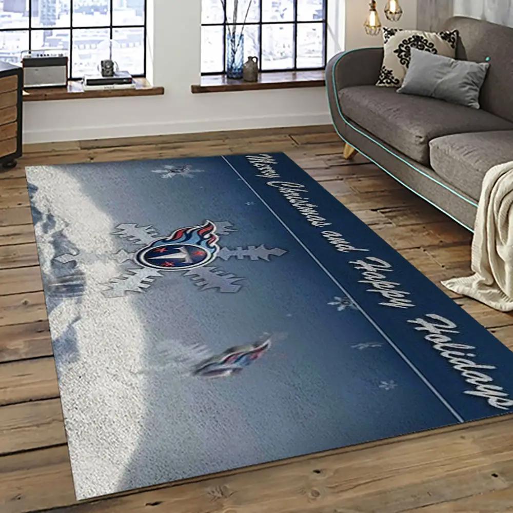 Nfl tennessee titans football team logo sport carpet area rug home decor best gift for friends tt40 Rectangle Rug