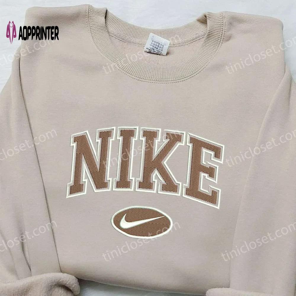 Nike vintage embroidered sweatshirt & shirt: best birthday gift ideas Embroidered Shirt