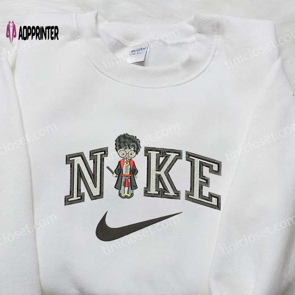 Nike x harry potter embroidered shirt: movie-inspired & nike-inspired designs Embroidered Shirt