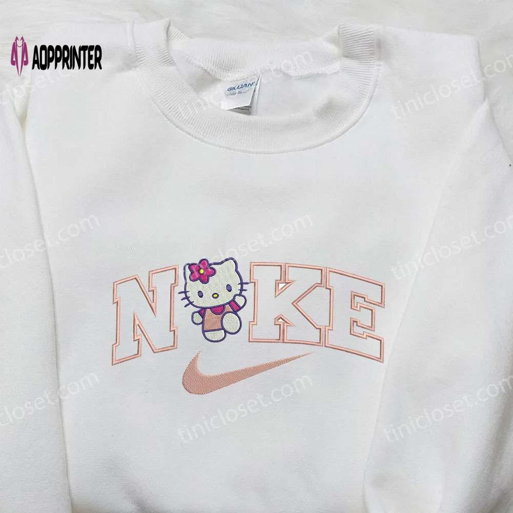 Nike x hello kitty embroidered shirt & sweatshirt: perfect daughter gifts Embroidered Shirt