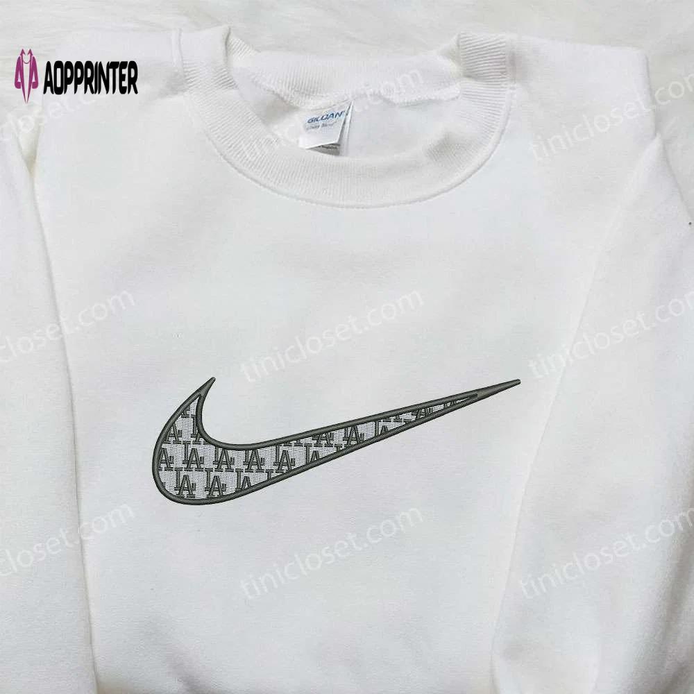 Nike x la embroidered shirt: customized and stylish gift for family Embroidered Shirt