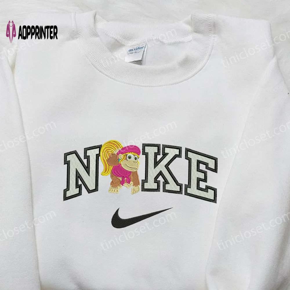 Nike x lady kong embroidered shirt: movie-inspired nike fashion for women Embroidered Shirt