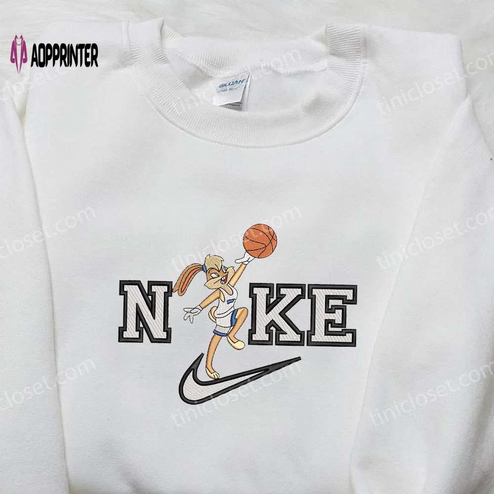 Nike x lola bunny basketball embroidered shirt – cartoon inspired tee Embroidered Shirt