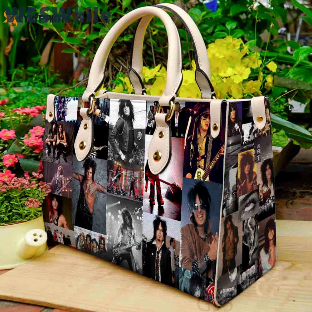 Nikki sixx leather handbag 2b 3279 Women Leather Hand Bag