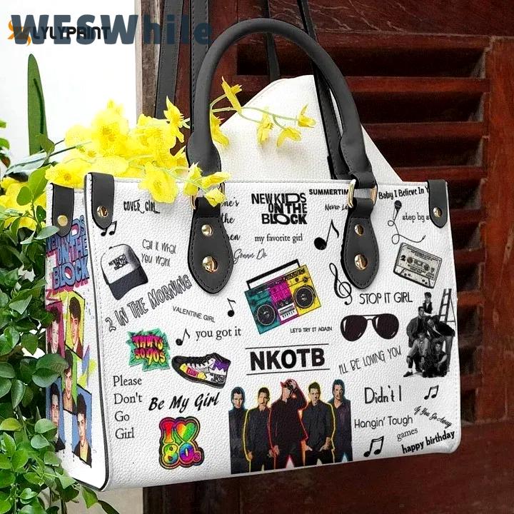 Nkotb lover 3 leather bag for women gift 1387 Women Leather Hand Bag