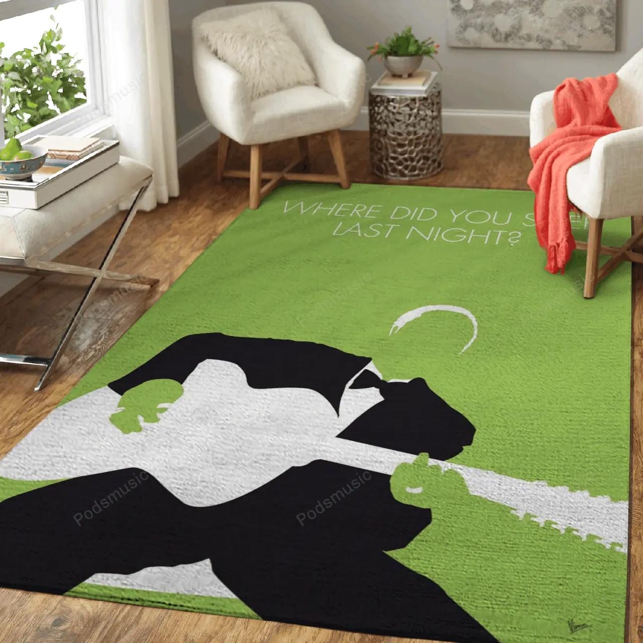 No096 my lead belly minimal music artwork minimal music artworks art for fans area rug living room carpet rug regtangle decor home decor Rectangle Rug
