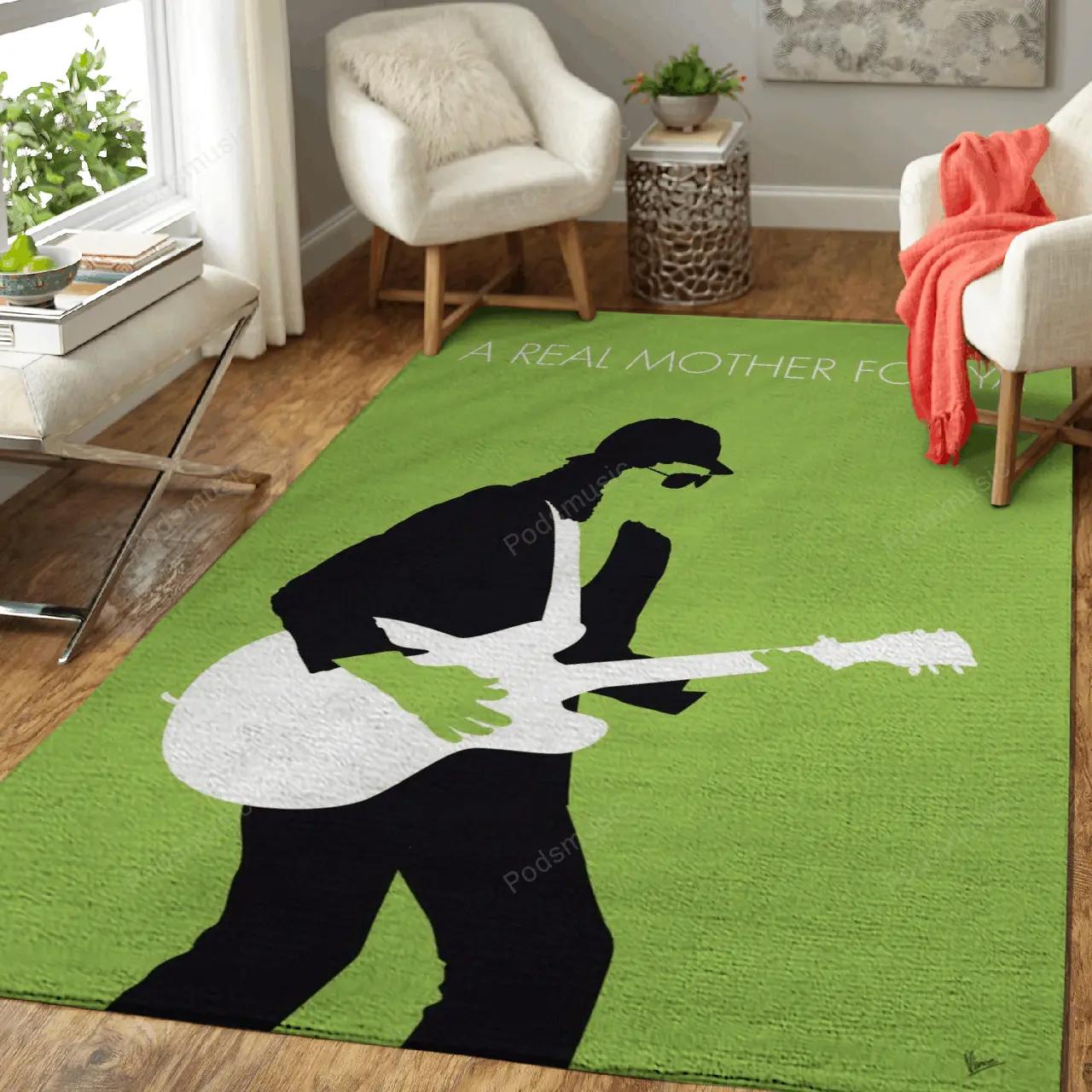 No106 my johnny guitar watson minimal music artwork minimal music artworks art for fans area rug living room carpet Rectangle Rug