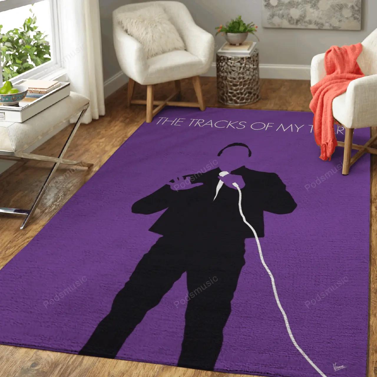 No161 my smokey robinson minimal music artwork minimal music artworks art for fans area rug living room carpet Rectangle Rug