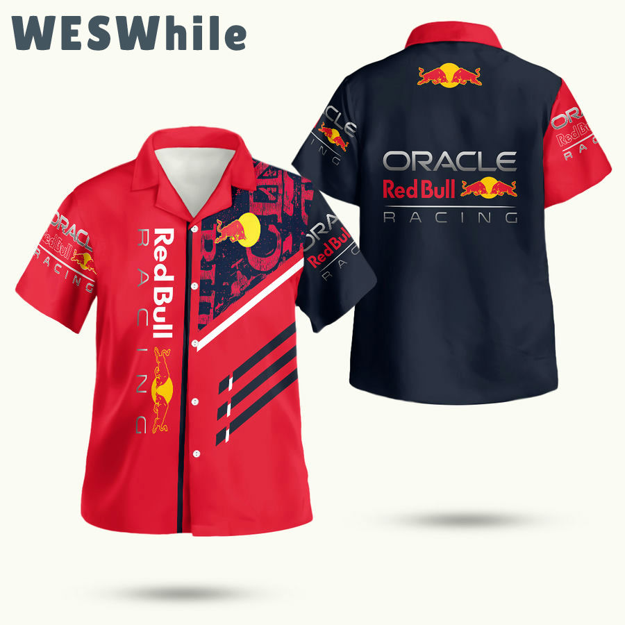 Oracle red bull racing f1 hawaiian shirt Hawaii Shirt Shorts & Flip Flops