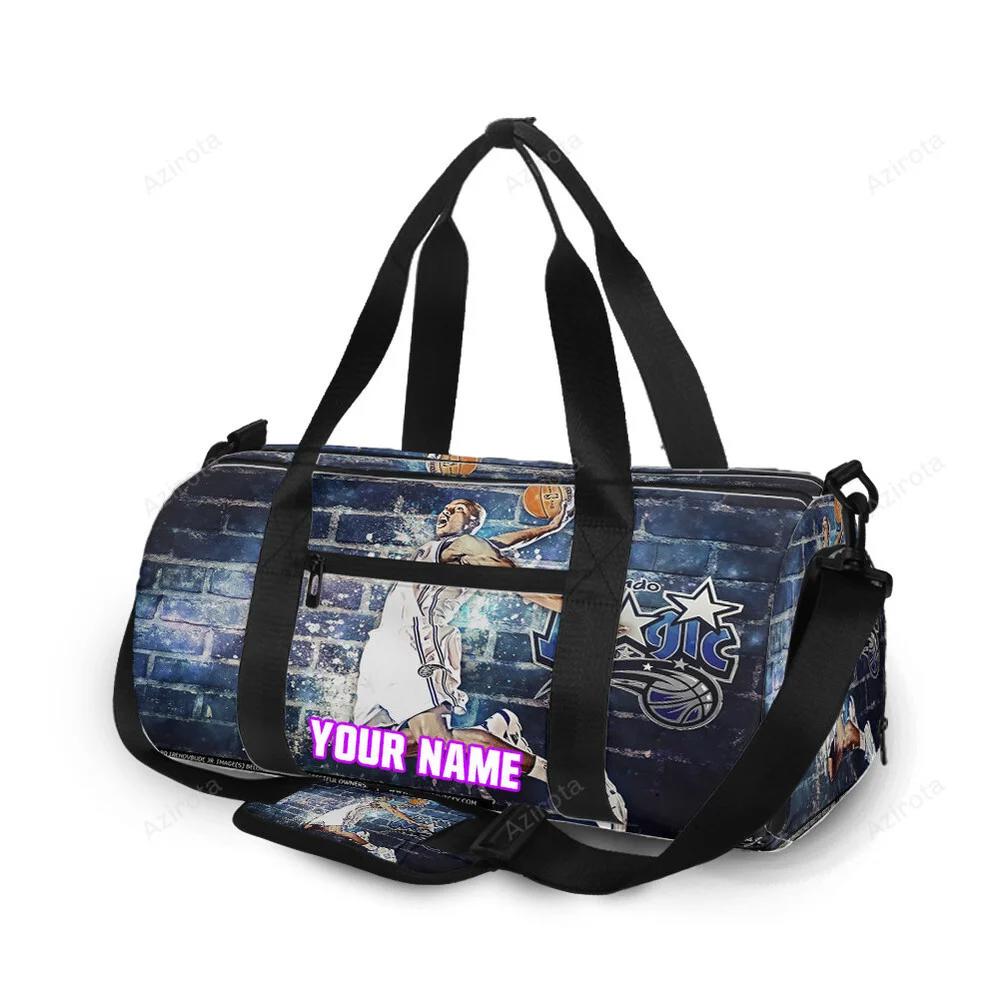 Orlando magic dwight howard4 personalized name travel bag gym bag 865 Travel Bag