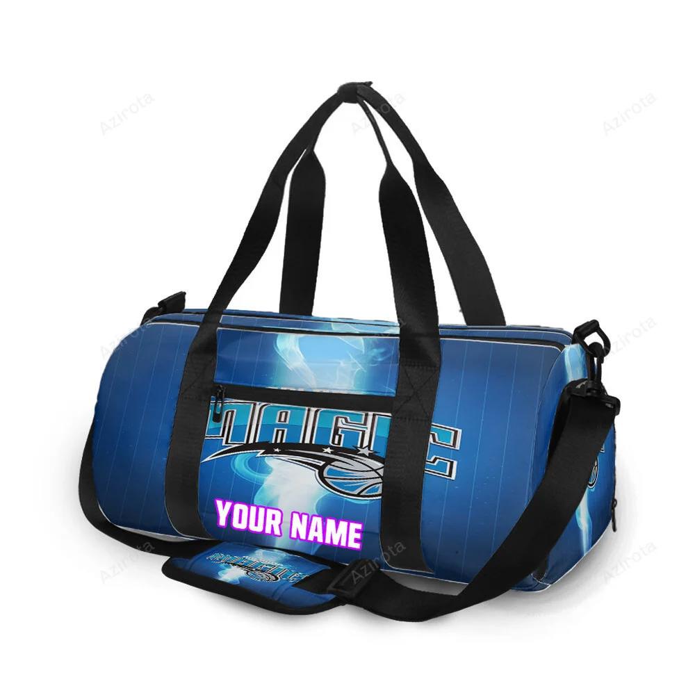 Orlando magic light blue personalized name travel bag gym bag 283 Travel Bag