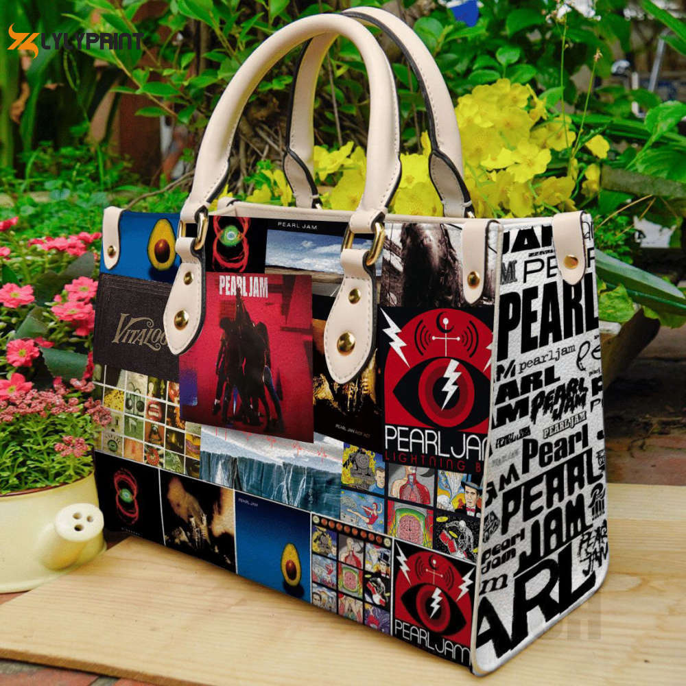 Pearl jam 1 leather handbag gift for women 408 Women Leather Hand Bag