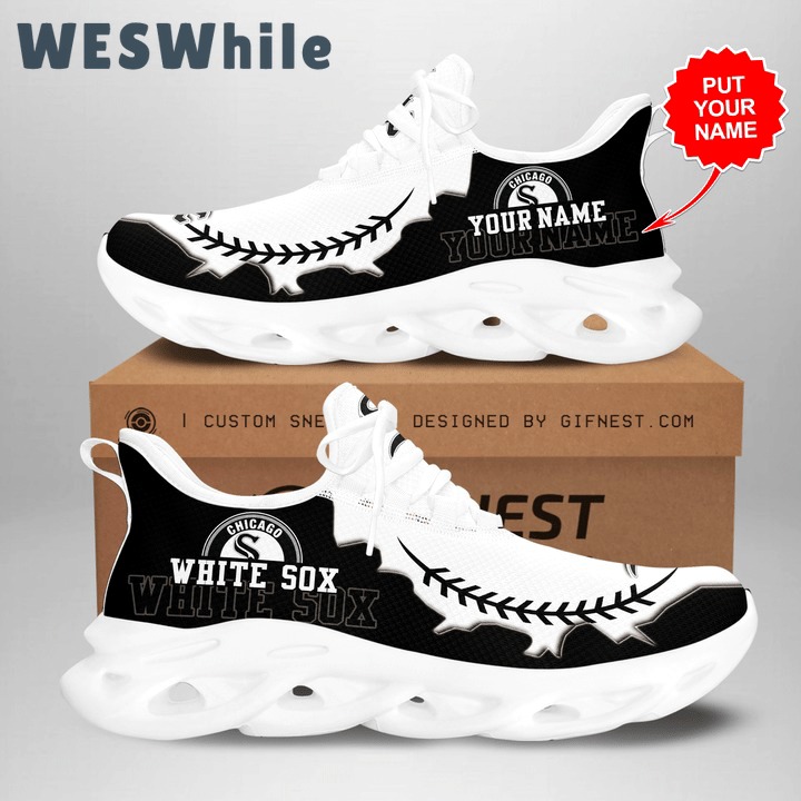 Personalized chicago white sox max soul shoes Max Soul Shoes