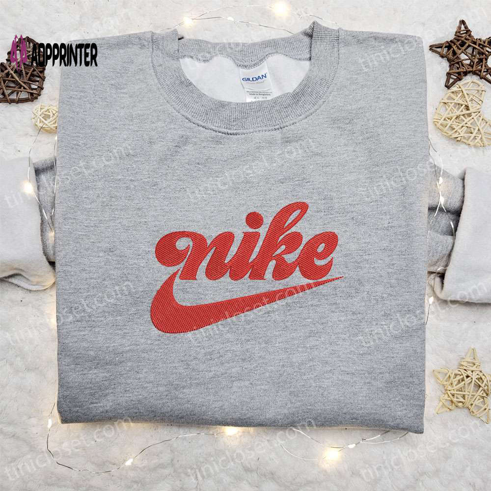 Personalized nike embroidered shirt sweatshirt & hoodie – custom design & quality Embroidered Shirt