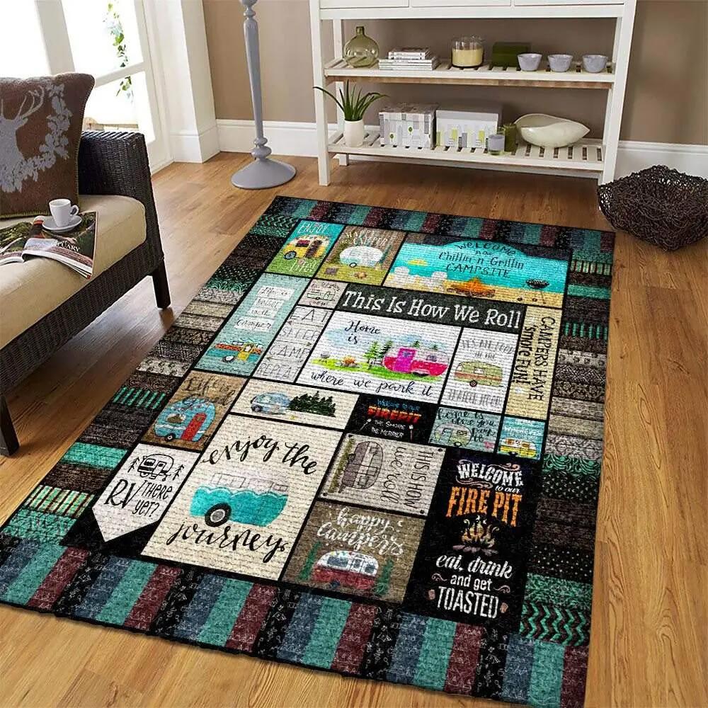 Pfld 2 dhcld1409 rug living room rug home decor Rectangle Rug