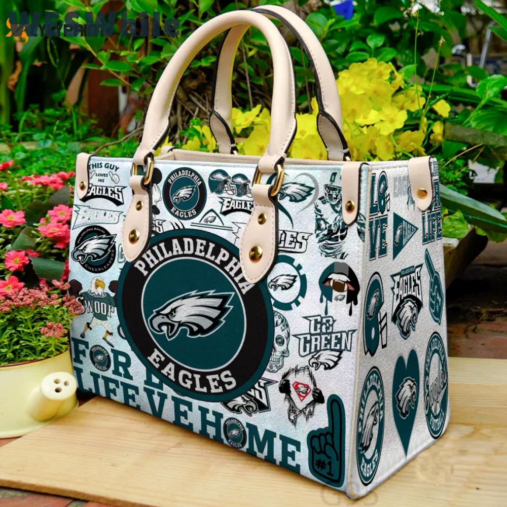 Philadelphia eagles hand leather bag for women gift 1449 Women Leather Hand Bag