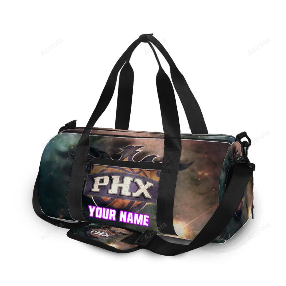Phoenix suns emblem v8 personalized name travel bag gym bag 2378 Travel Bag