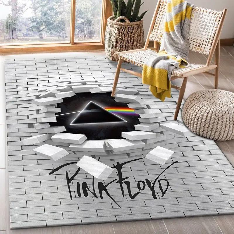 Pink floyd band 33 area rug living room and bed room rug rug regtangle carpet floor decor home decor Rectangle Rug