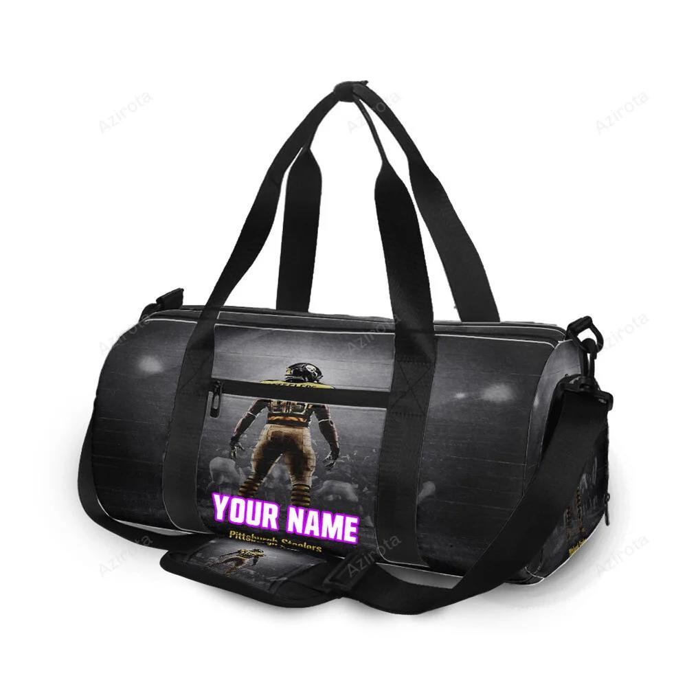 Pittsburgh steelers james washington no13 personalized name travel bag gym bag 1735 Travel Bag