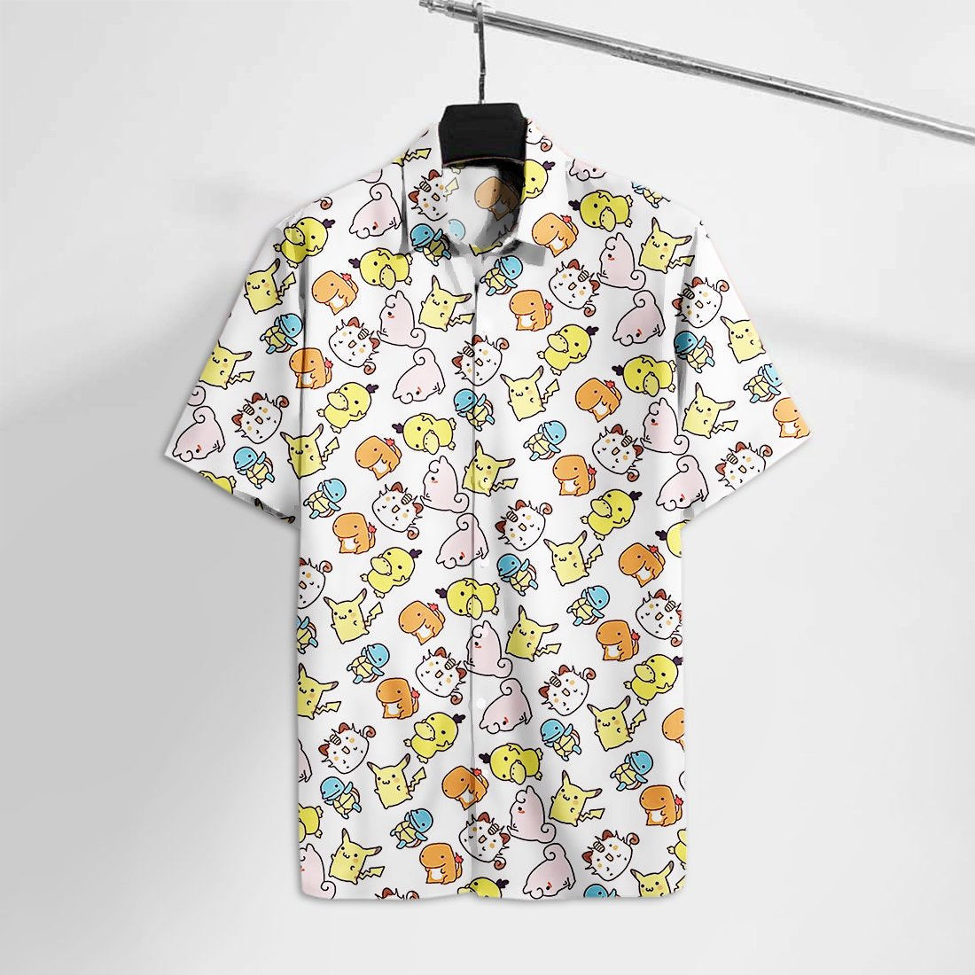 Pokemon hawaiian shirt  hawaiian shirt for women men  hawaiian shirt custom Hawaii Shirt Shorts & Flip Flops