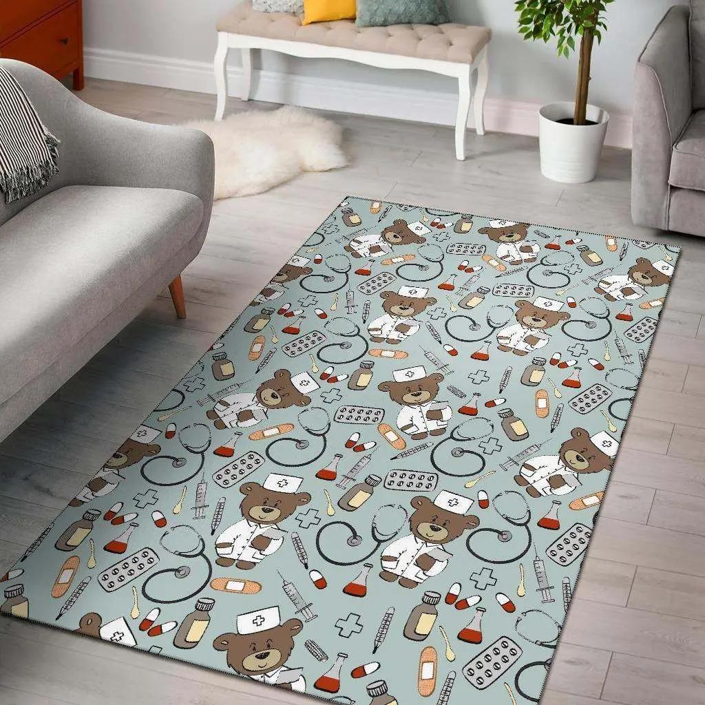 Porsche logo ver7 area rug bedroom rug home decor floor decor Rectangle Rug