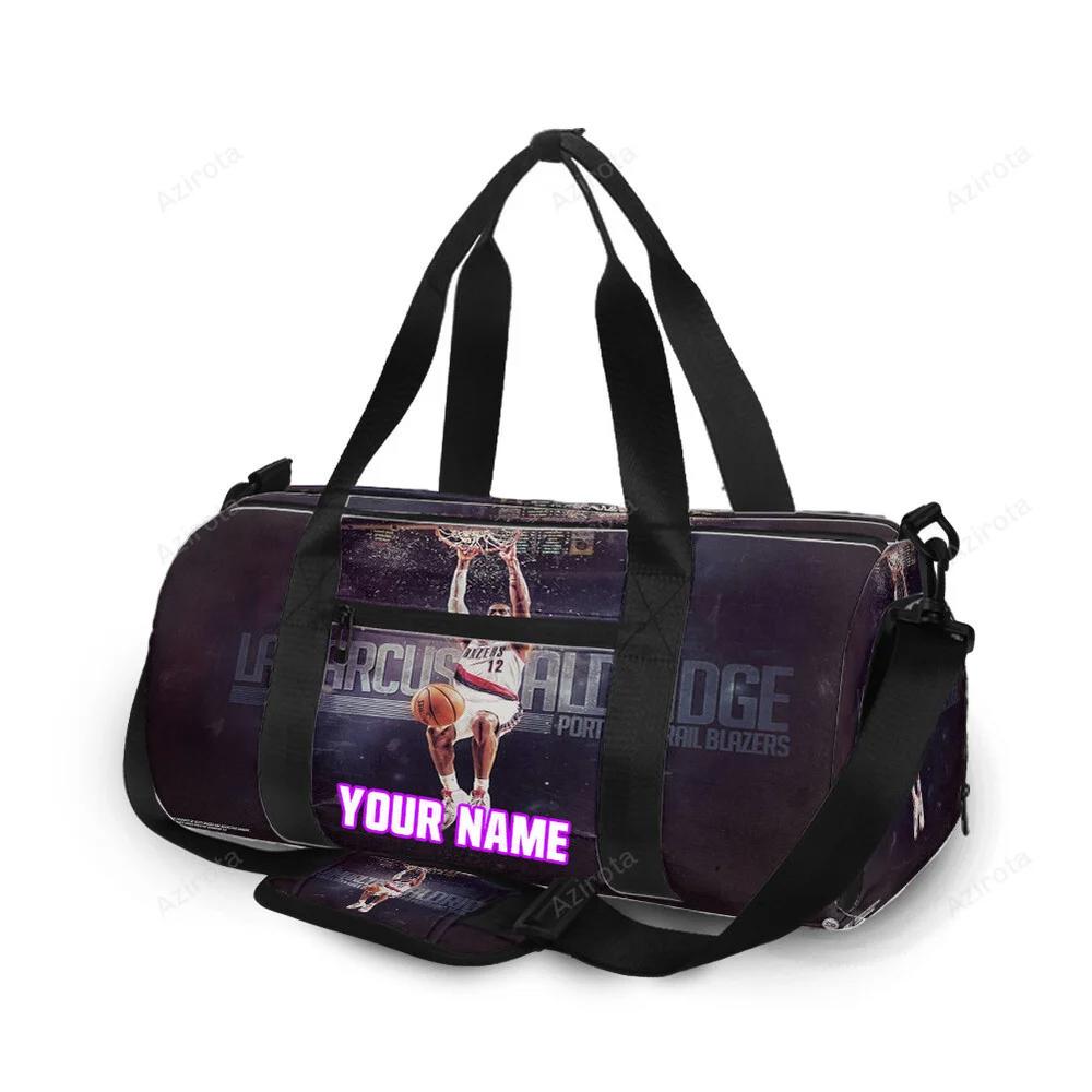 Portland trail blazers lamarcus aldridge2 personalized name travel bag gym bag 2251 Travel Bag