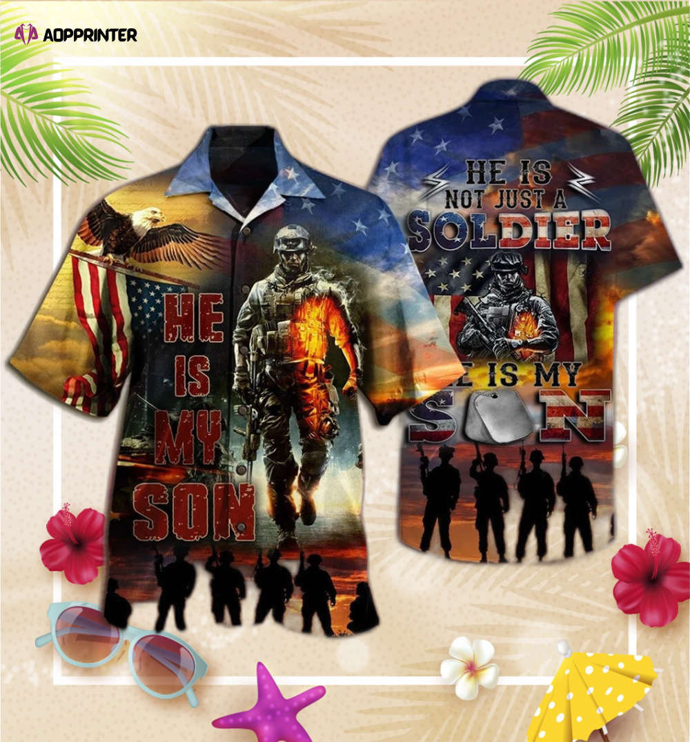Proud soldier parents hawaiian shirt, gift for men and women Hawaii Shirt