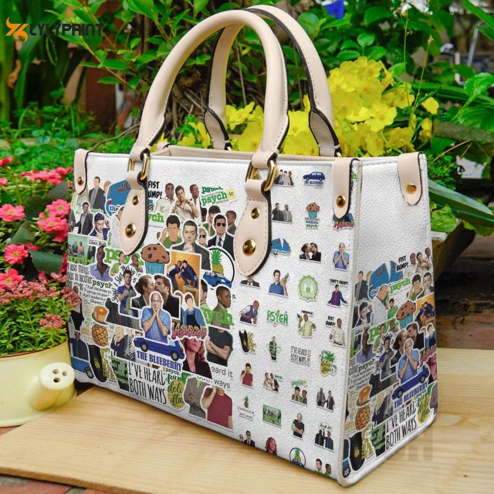 Psych leather bag for women gift 1338 Women Leather Hand Bag