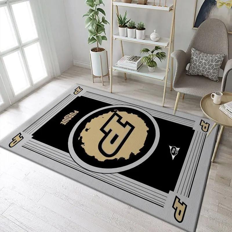Purdue boilermakers ncaa 1 area rug living room bed room rug regtangle carpet Rectangle Rug
