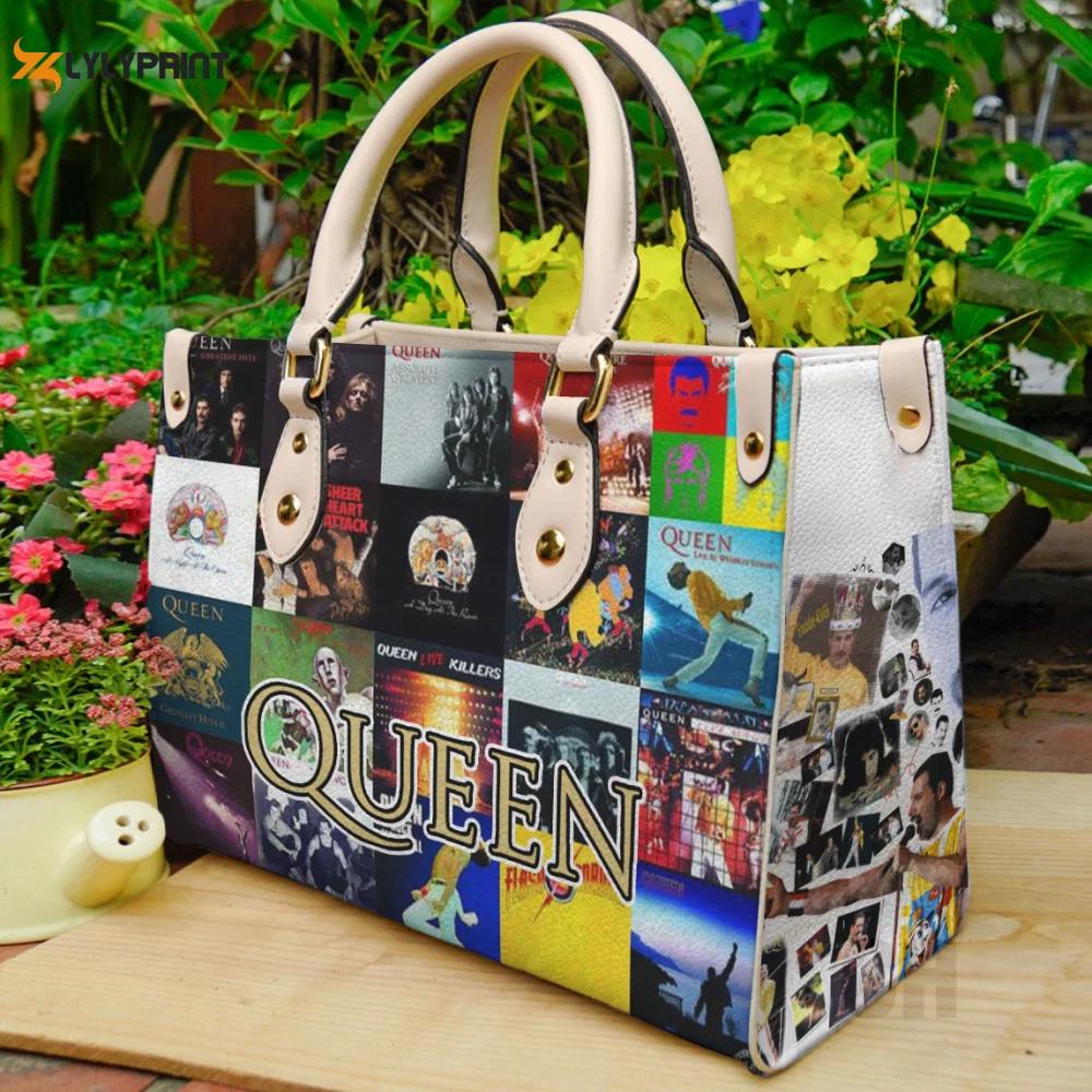 Queen albums leather bag for women gift 1495 Women Leather Hand Bag