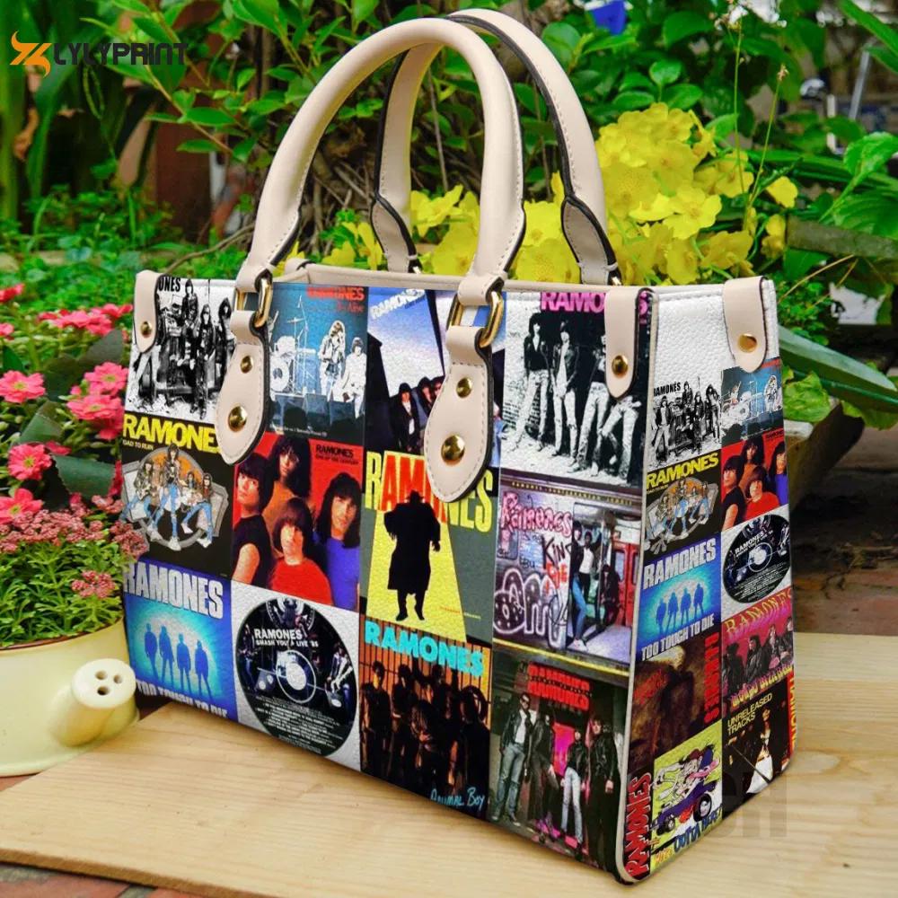Ramones  leather bag for women gift 1613 Women Leather Hand Bag