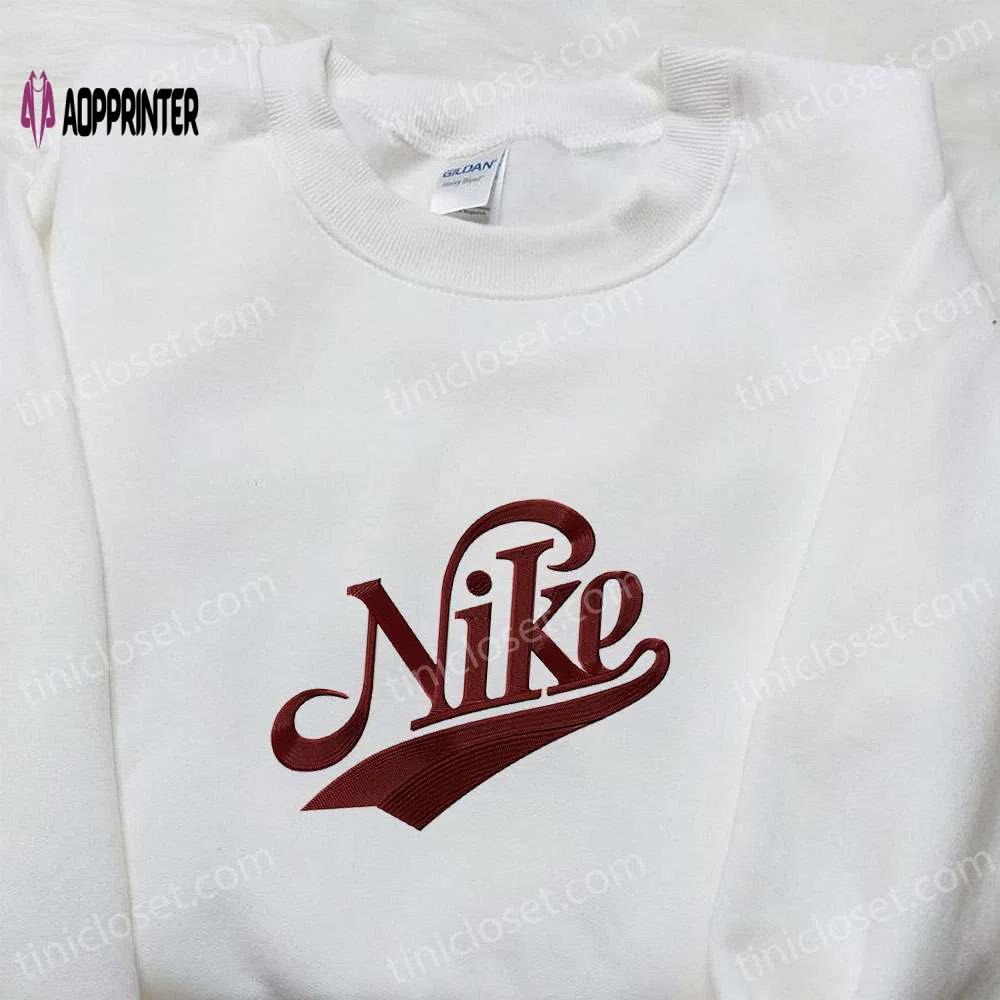 Retro vintage nike embroidered sweatshirt – best nike inspired shirt perfect family gift Embroidered Shirt