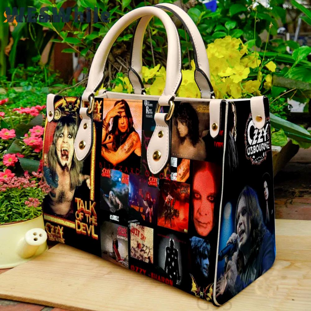 Rock your women s day with ozzy osbourne leather hand bag gift for women’s day – g95 3604 Women Leather Hand Bag