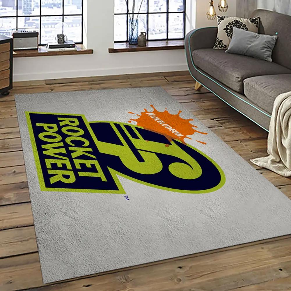 Rocket power action cartoon retangle carpet area rug home decor best gift for fan and friends rp5 Rectangle Rug