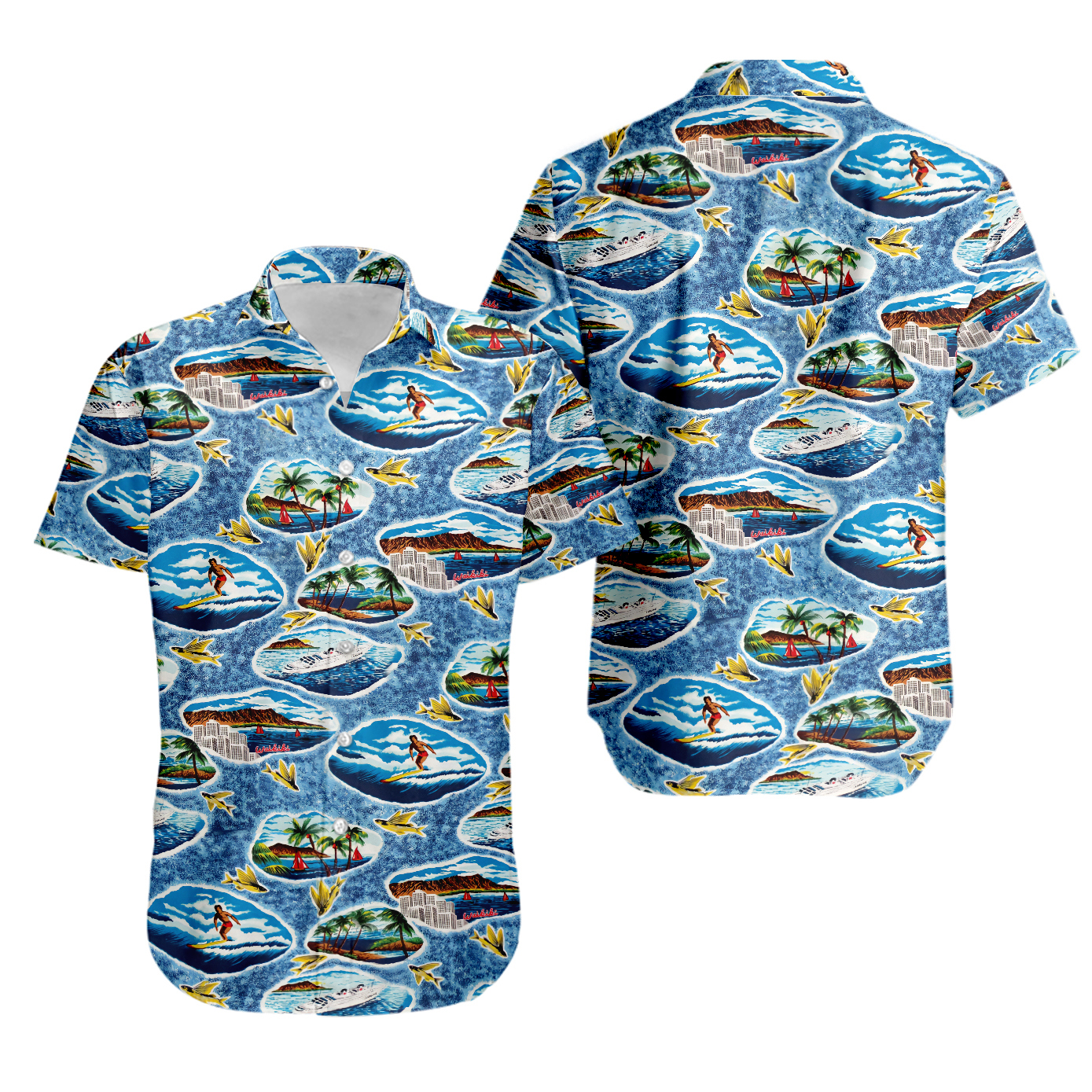 Rooster hawaiian shirt top gun goose hawaiian shirt Hawaii Shirt Shorts & Flip Flops