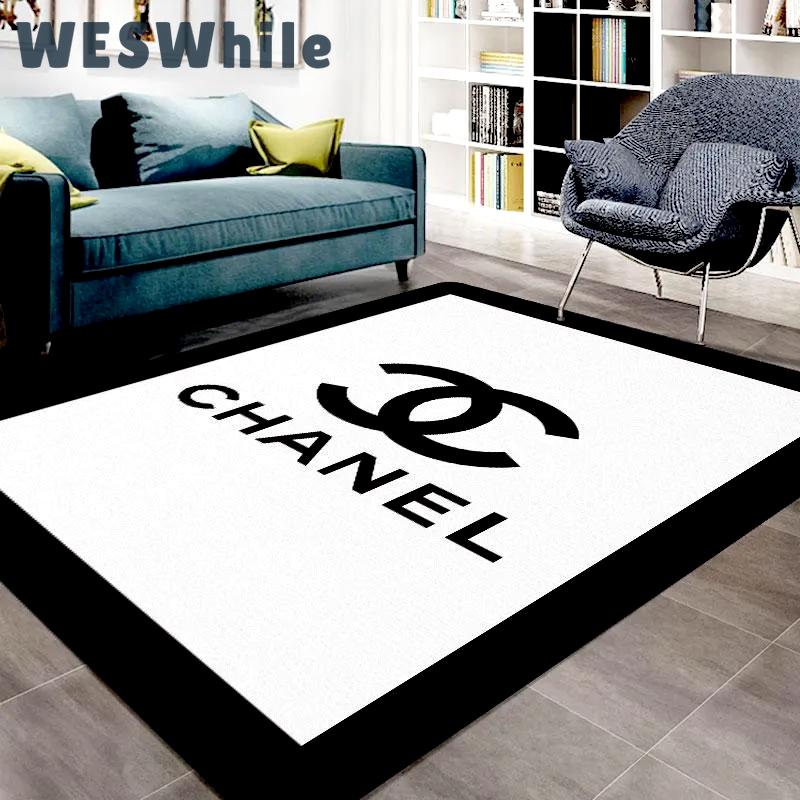 Rugs in living room and bedroom - Chanel white luxury area rug for living room bedroom carpet home decorations mat type 178 Rectangle Rug