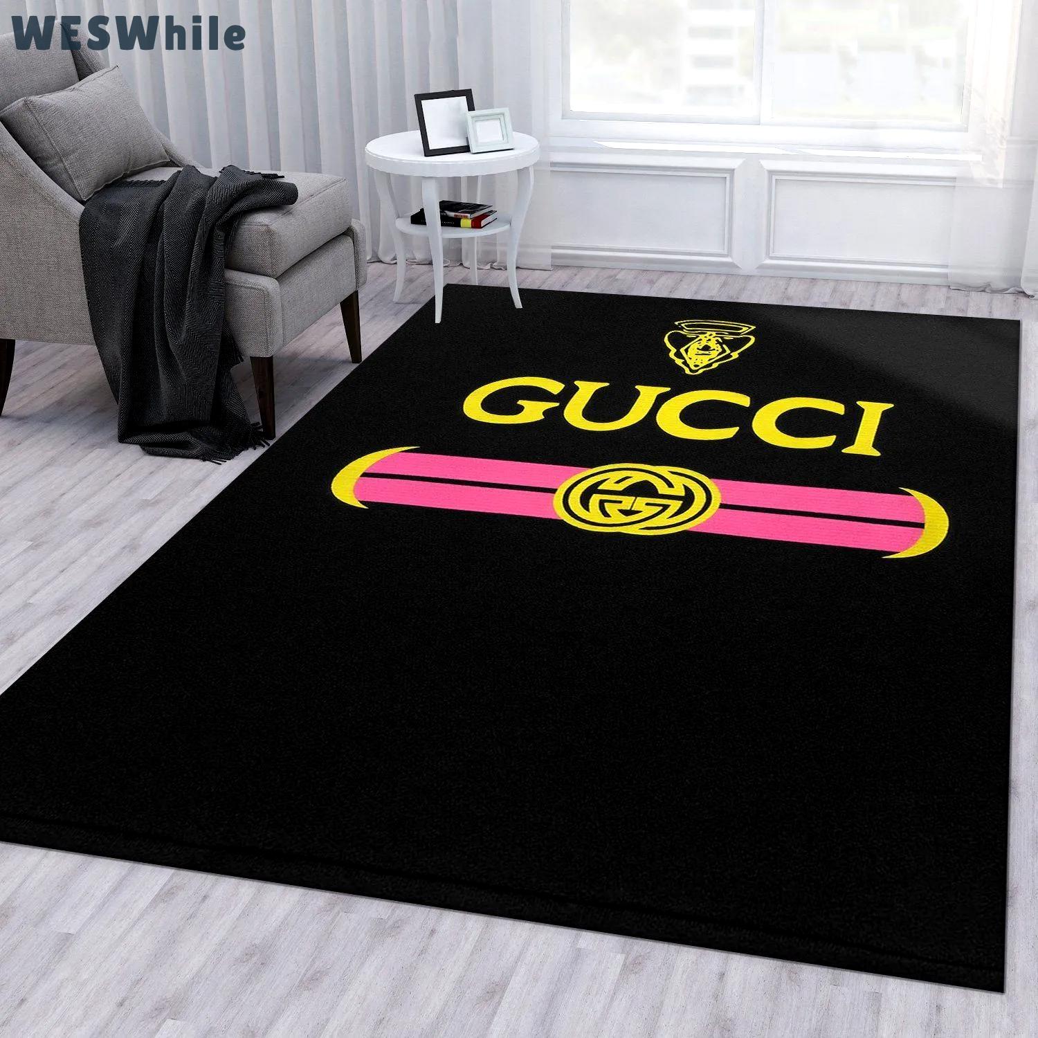 Rugs in living room and bedroom - Gucci fashion brand rug living room rug floor decor home decorations Rectangle Rug