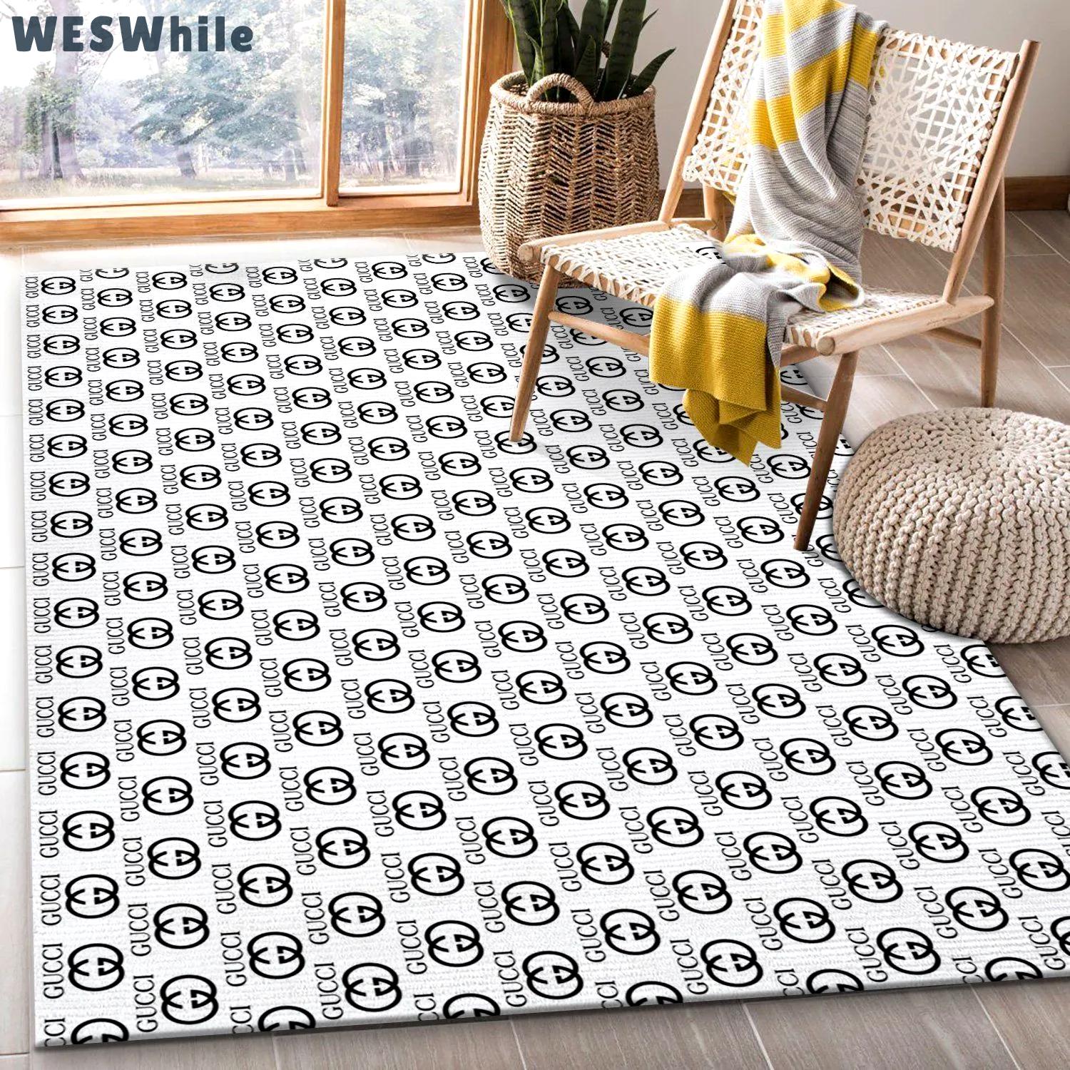Rugs in living room and bedroom - Gucci white luxury area rug 04 for living room bedroom carpet floor mats keep warm in winter mat Rectangle Rug