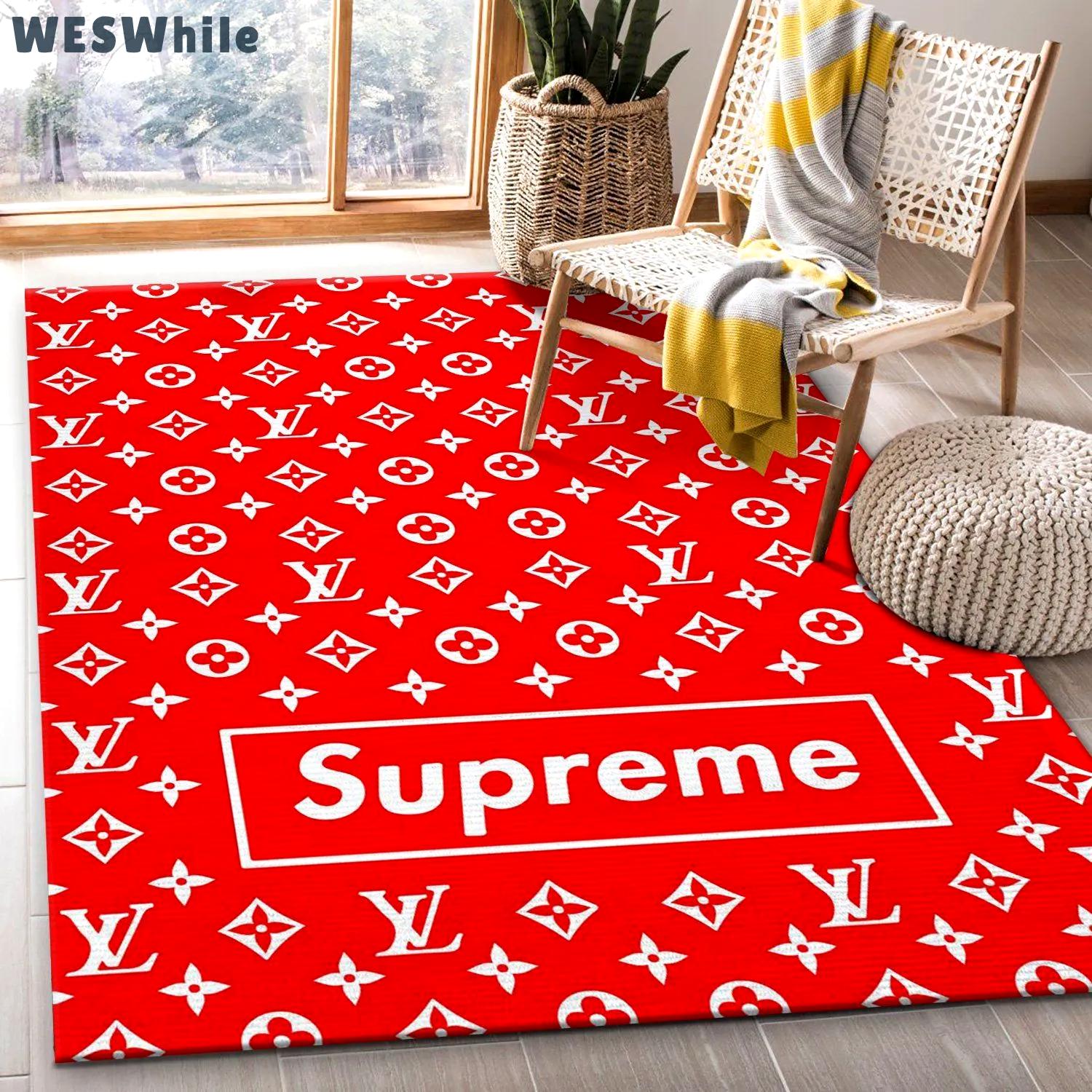 Rugs in living room and bedroom - Supreme lv red area rug living room rug christmas gift floor mats keep warm in winter Rectangle Rug
