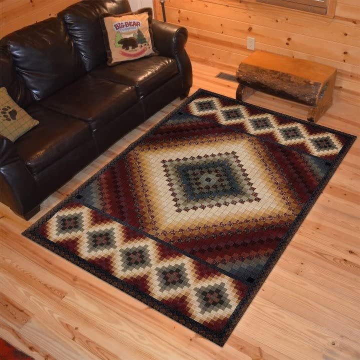 Rugs in living room and bedroom rustic rug Rectangle Rug
