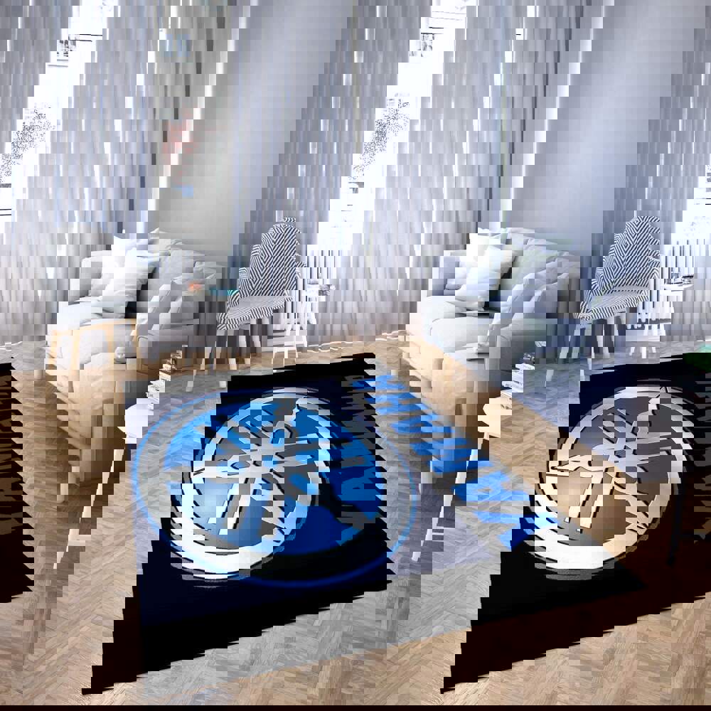 Rugs in living room and bedroom yamaha area rug blue logo living room carpet rug regtangle carpet floor decor home decor Rectangle Rug