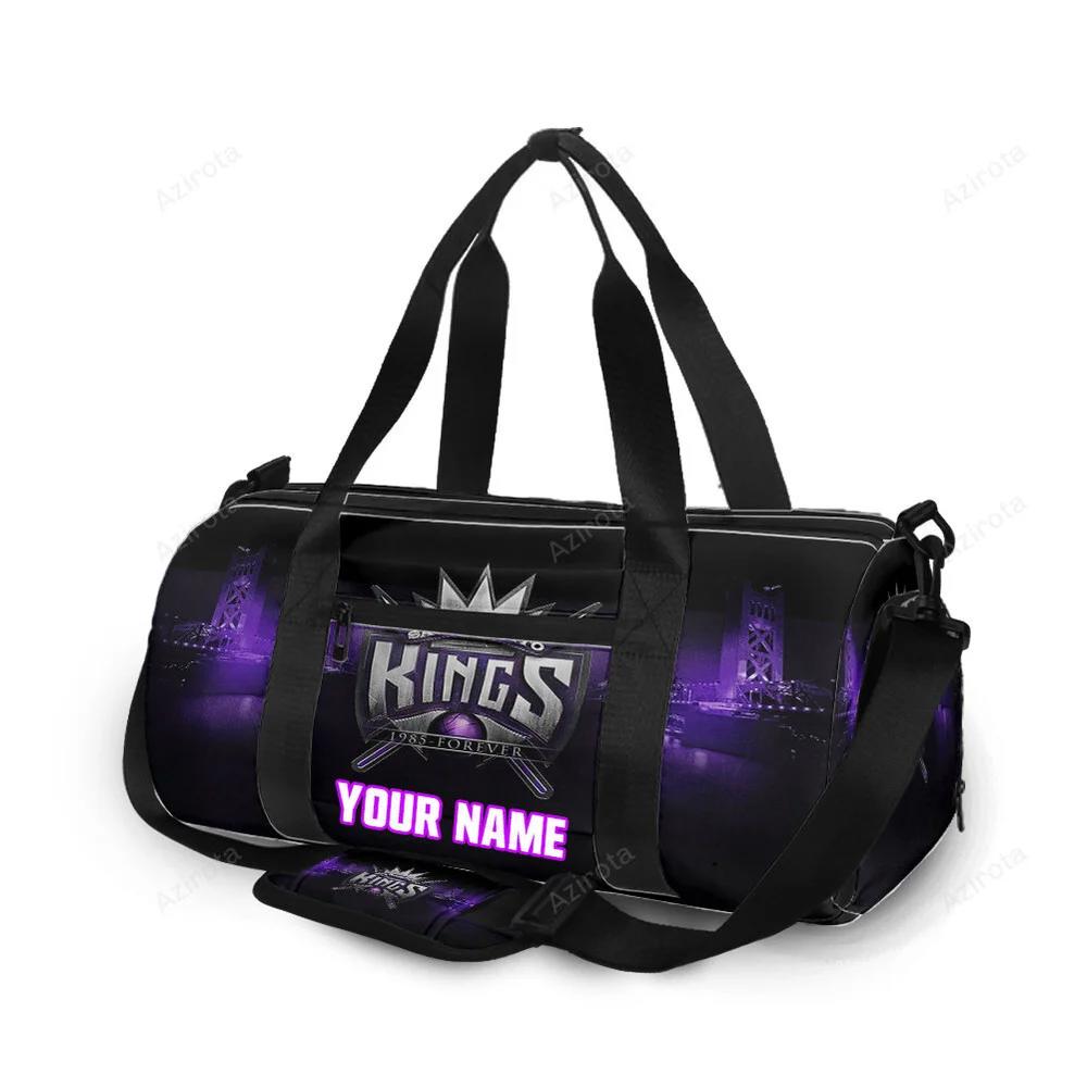Sacramento kings 1985 forever personalized name travel bag gym bag 2380 Travel Bag