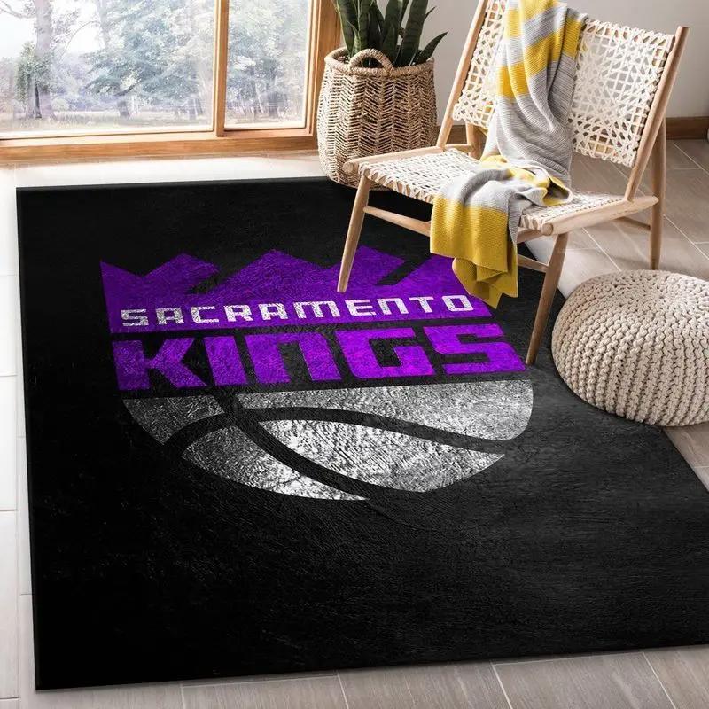 Sacramento kings nba 7 area rug living room bedroom rug rug regtangle carpet Rectangle Rug
